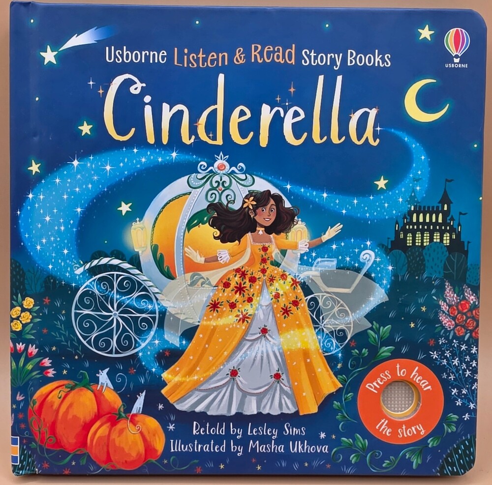 Usborne Cinderella Children's Book Hardcover Listen & Read